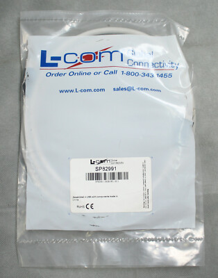 L-Com Shielded Category 6 Low Smoke Zero Halogen Patch Cord SP82991 10ft
