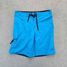 Burnside Boardshorts Mens Size 34 Blue Surf Swim Shorts
