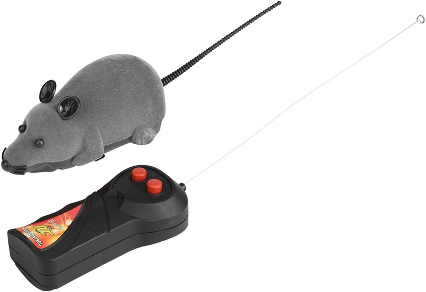 Juguete de control remoto para gatos, juguete electrónico de rata para gatito