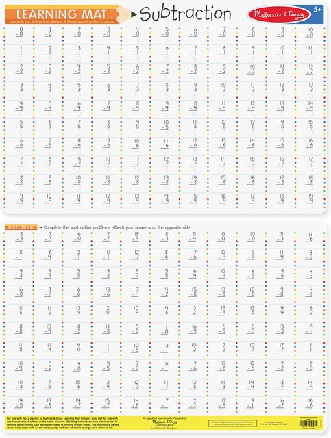 melissa and doug learning placemats