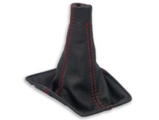 SCHALTMANSCHETTE FÜR TOYOTA CELICA V T180 1990-1993 SCHALTSACK LEDER NAHT ROT