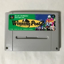 Winning Post 2 Nintendo Super Famicom SFC SNES Japan Horse racing