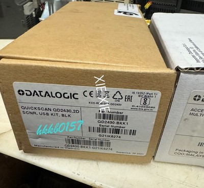 NEW QD2430-BKK1 DATALOGIC Barcode Scanner shipping Via DHL/Fedex