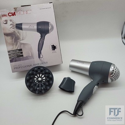 Clatronic  Haartrockner mit Diffusor und Formdüse | Hair Dryer mit ''Cool Shot'' f