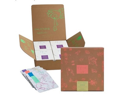 REFRESH.LAB, Herbal Blend Tea in Gift Box Set 40 Count 10 Count, Pack of 4 Open