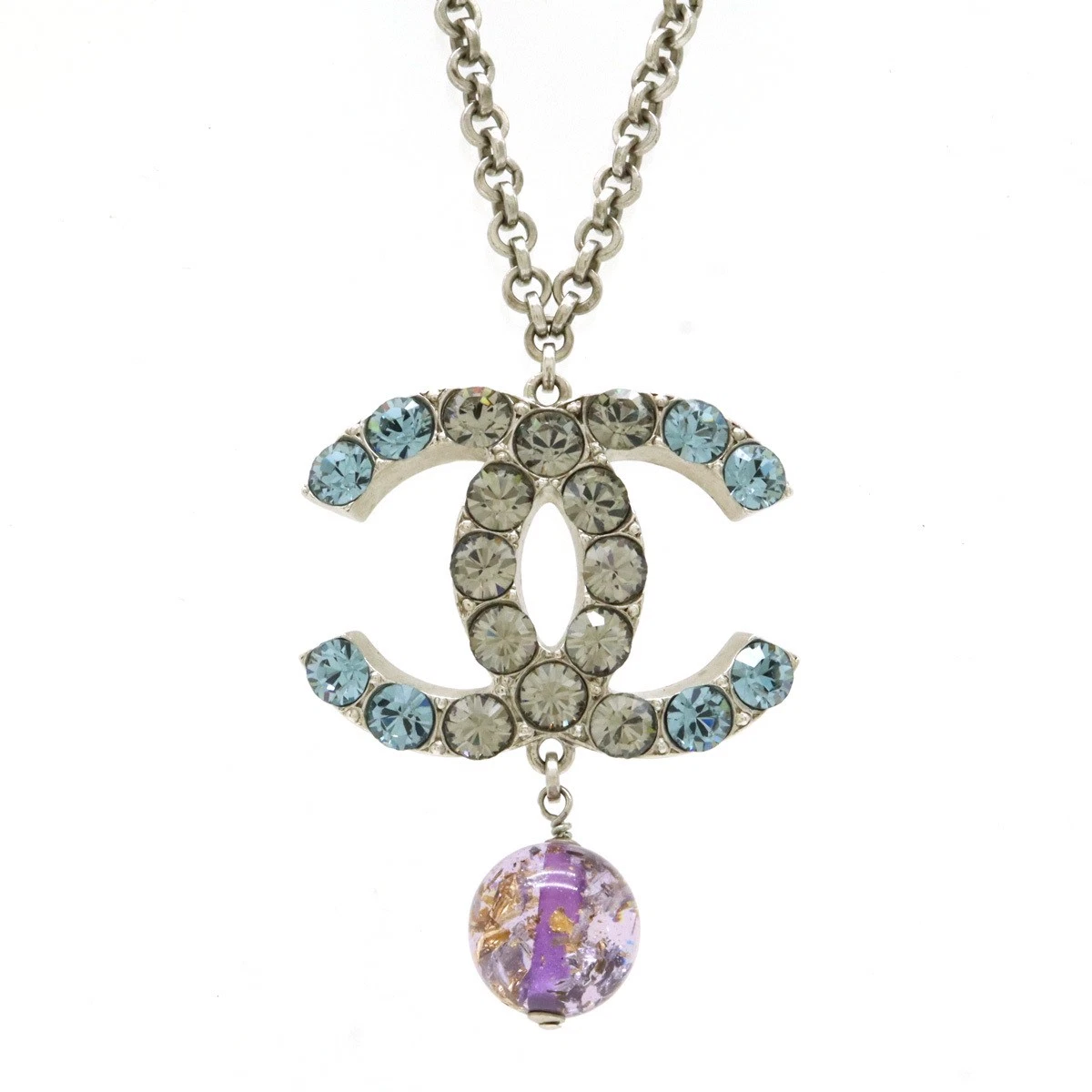 Collana CHANEL COCOmark strass metallo P0037996