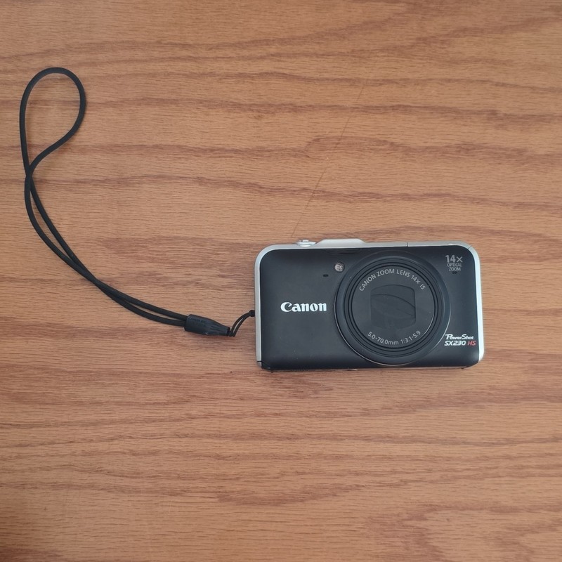 Canon PowerShot SX230 HS 12.1MP Digital Camera - Black