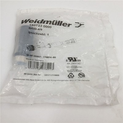 1PC New For Weidmuller plug 1807230000 SAIB-4/9 Free Shipping