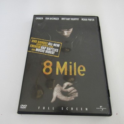 8 Mile DVD Eminem Full Screen Edition 2003 Universal Pictures Brittany Murphy