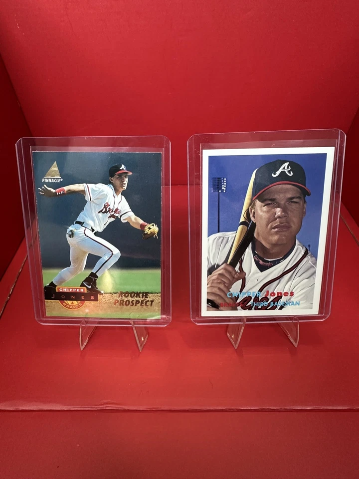 Chipper Jones Lot 13 Baseball Cards Atlanta Braves Set Collection MLB  - Imagem 4 de 4