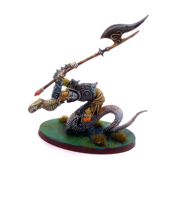 Confrontation Rackham Ophidian Warrior Schlangenkrieger bemalt painted Metall