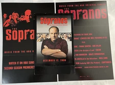 THE SOPRANOS -Counter Top Display Music OST CD Posters 2000 JAMES GANDOLFINI HBO