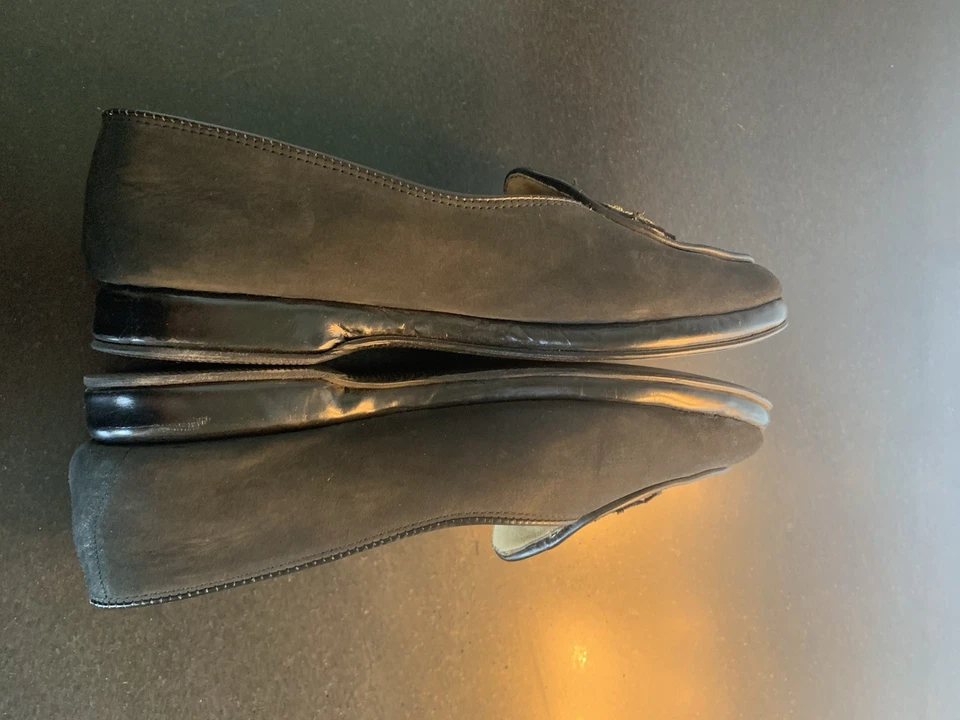 БЕЛЬГИЙСКИЕ ТУФЛИ ЖЕНСКИЕ MIDINETTE РАЗМЕР 6 N ЧЕРНАЯ ЗАМША ЗАКАЗ «M» НАШИВКА УНИКАЛЬНЫЙ - Изображение 3 из 4