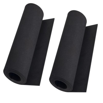 2-Pack Black Eva Foam Sheets roll, Premium eva Thickness-3mm, 2PCS:Black 
