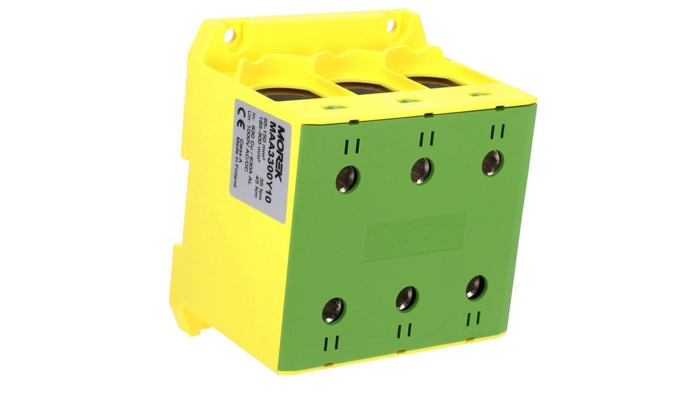 Fitting OTL300-3 Yellow Green 3xAl/Cu MAA CLAMPS MAA3300Y10
