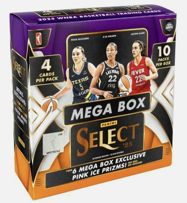 2025 Panini Select WNBA Basketball Mega Box FREE SHIPPING !