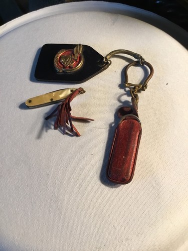 MERCURY AUTO PORTACHIAVI E PICCOLO COLTELLO A PENNA anni '40 o '50 - Foto 14 di 14