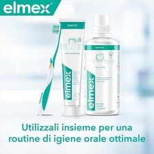 elmex Kit Sensitive Denti Sensibili 3in1  Dentifricio Spazzolino Collutorio € 20