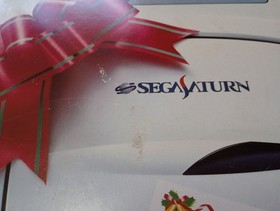 Sega Saturn console with game software and memory card: Christmas Nights