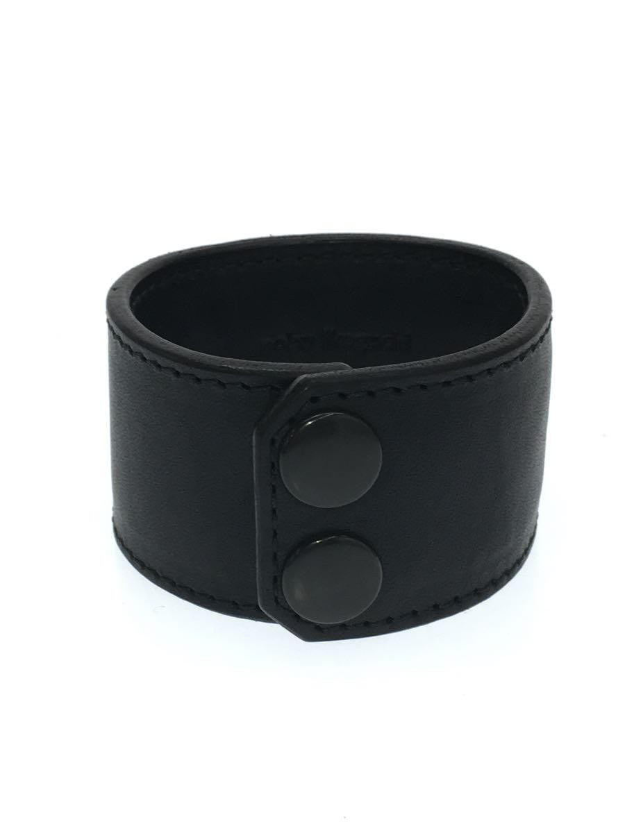 NOBU IKEGUCHI bangle leather and silver BLK men's | eBay NOBU IKEGUCHI bangle leather and silver BLK men's | eBay