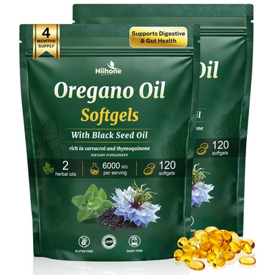 #ad #ad HIIHONE 2 Pack Oil of Oreganoamp;Black Seed Softgels Count with CarvacrolFree ship $14.89