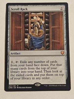 MTG Magic the Gathering Scroll Rack Commander Legends LP