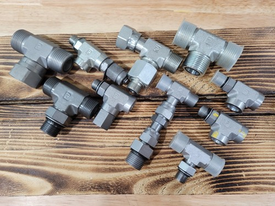 #ad Hydraulic Tee FittingsParker Tee FittingsOpen BoxSSPHigh Pressure $79.99