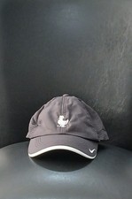 Nike Golf Heritage86 Dri-Fit Baseball Cap. Black W White Embroidered Swoosh/Bird