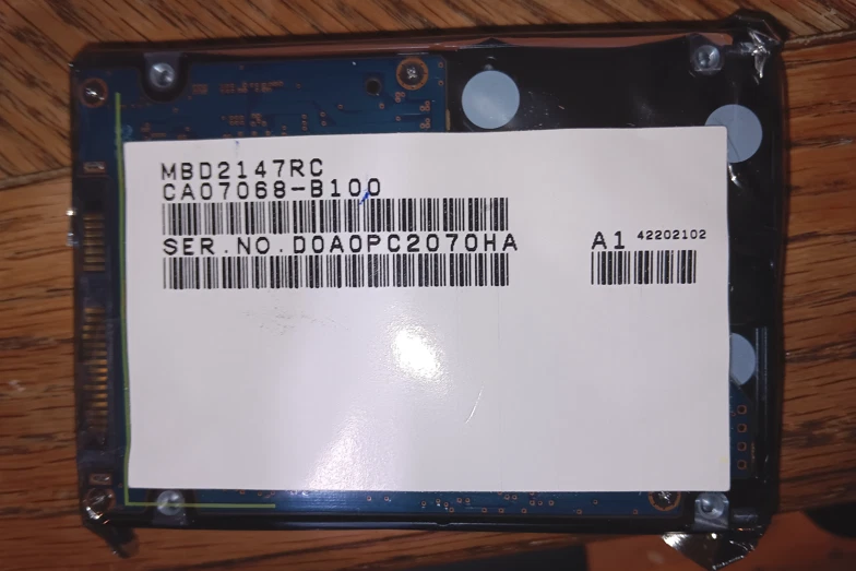 Fujitsu 147GB Internal 10000RPM 2.5" (MBB2147RC) HDD - Image 2 of 2
