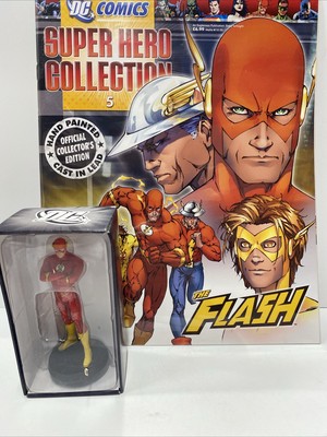 The Flash Eaglemoss Lead Figure With Magazine # 5 DC Super Hero Collection