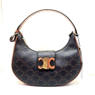 Celine Ava 2023 Arc De Triomphe Monogram Canvas And Calfskin Tote #GWGM