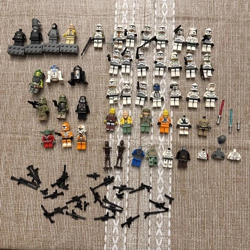 LEGO Star Wars Minifigure Lot 45+Minifigures From Various Sets + Accessories