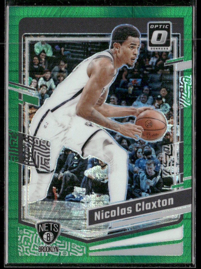2023-24 Donruss Optic #148 Nicolas Claxton Hyper Green