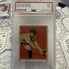 1949 BOWMAN #36 PEE WEE REESE PSA 7