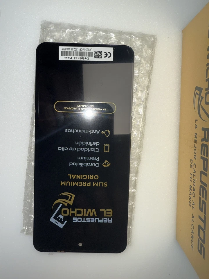 LCD Screen Replacement Display Touch Digitizer Frame For Huawei Y7a Ori Black - Image 4 of 4