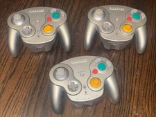 3x Nintendo GameCube DOL-004 Wavebird Wireless Controllers Only Used Untested
