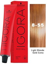 Schwarzkopf Igora Royal Permanent Hair Color 8-55 light blonde gold extra 2.1 oz