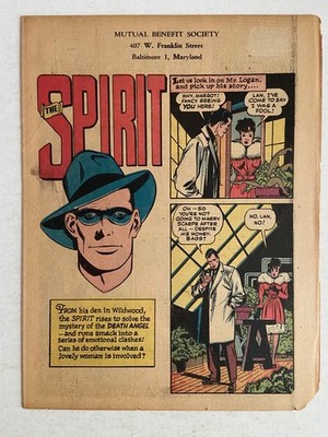 SPIRIT WEEKLY NEWSPAPER COMIC Dec 31, 1944 - SEE PICS - Mutual Benefit Society
