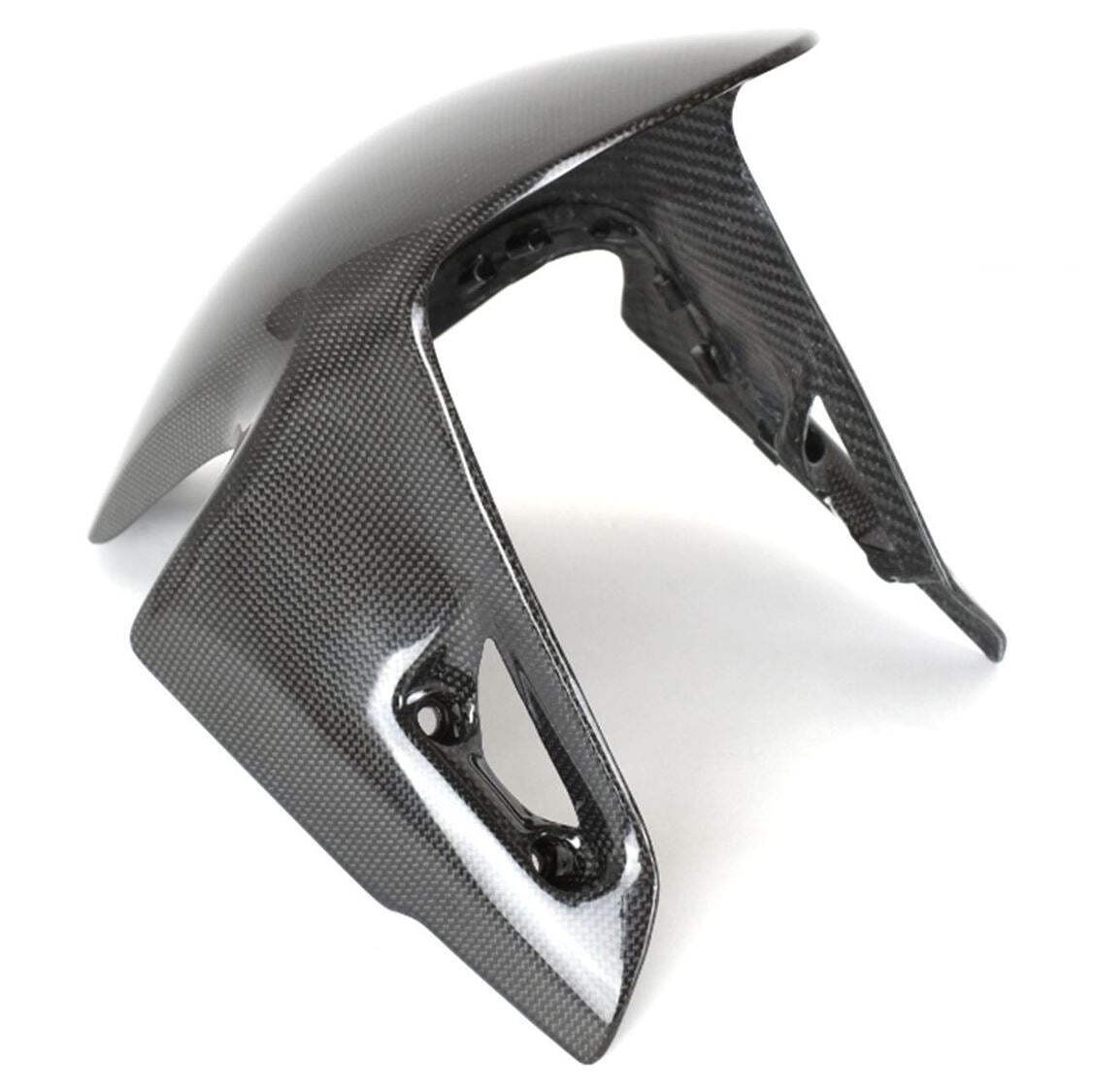 Garde boue avant Panigale V4 carbone brillant contre usure et projections