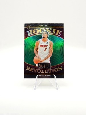 Kel'El Ware 2024-25 Panini Select RC Rookie Revolution Green Prizm SP #8 Heat