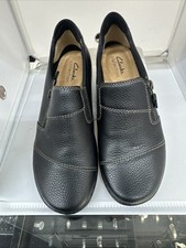 Clarks Collection Comfort Loafers Black Size 7 Women  s Shoes