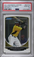 2013 Bowman Prospects Chrome Gregory Polanco #BCP79 PSA 10 GEM MT 1b8