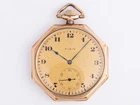 Antique Elgin Grade 303 Pocket Watch 12S 7J w/Octagonal Fahys Gold Filled case!