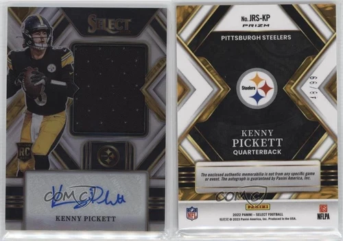2022 Panini Select Silver Prizm /99 Kenny Pickett #JRS-KP Auto RC