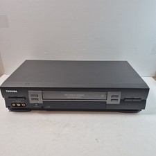 Toshiba W-602 4 Head VCR Pro Drum Hi-Fi TESTED WORKS No Remote