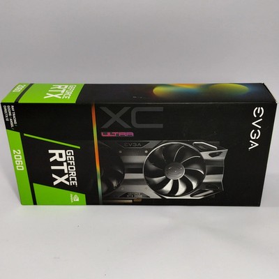 New EVGA GeForce RTX 2060 XC Ultra 6GB GDDR6 Graphics Card 06G-P4-2167-KR