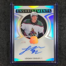2024-25 The Cup Hockey LOGAN COOLEY 23-24 Update Enshrinements Auto 10/99