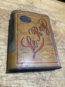 Early Rare 1900s LeRoy Cubana Cigar Tin