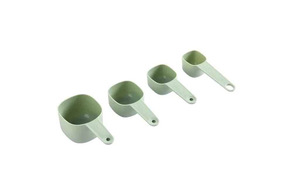 Gourmet Kitchen Modern Nesting Measuring Cup Set, 4pc (Sage) - 16.6x7.6x7.5cm