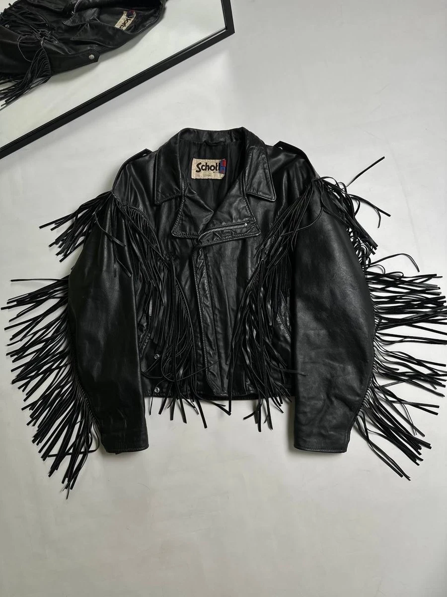 SCHOTT Fringe Motorcycle Jacket Coats, Jackets & Vests for Men for